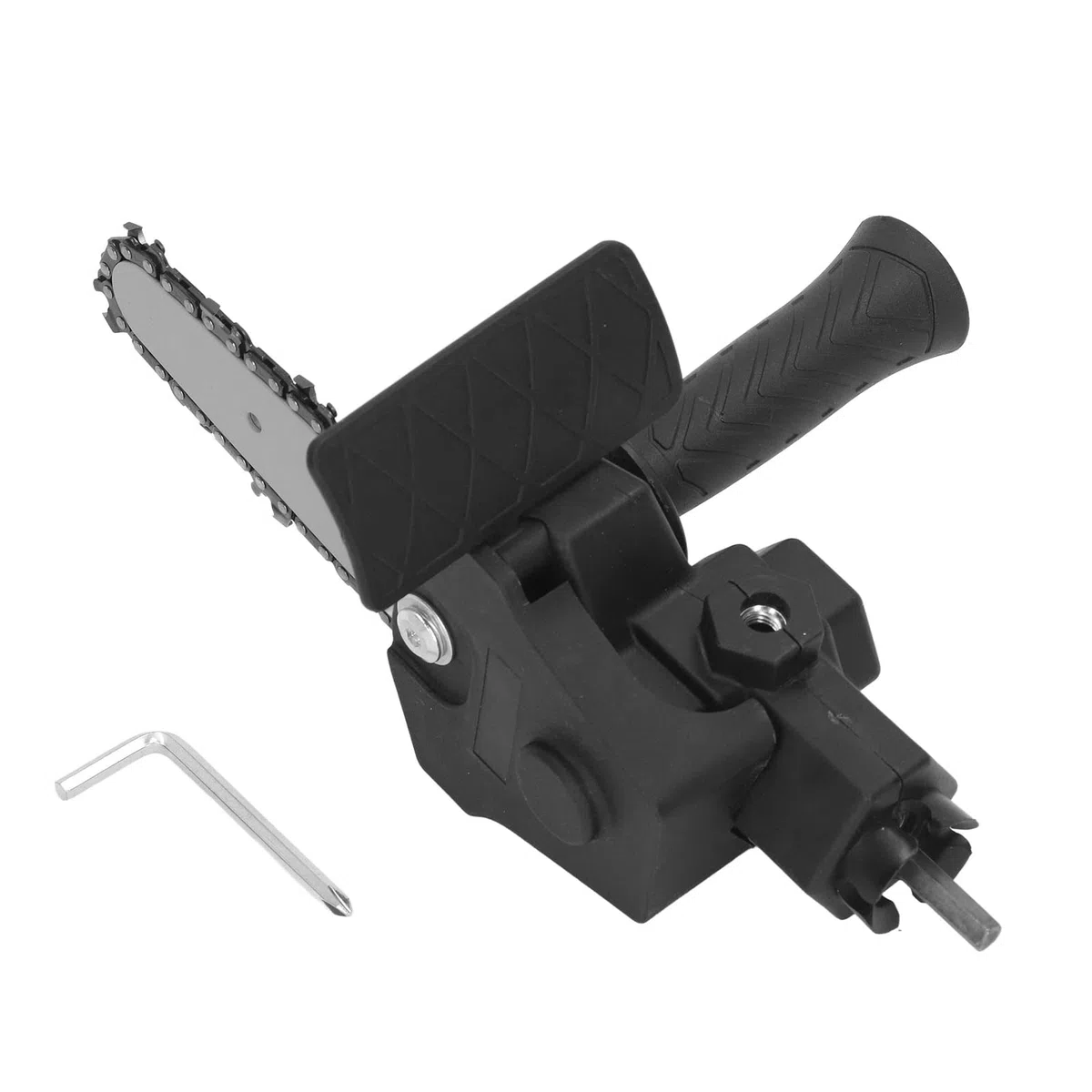 Buachois Adattatore Sega per Trapano,Adattatore per Trapano Elettrico in Acciaio Inossidabile per Sega,Strumento di Modifica per Sega per Trapano di Facile Assemblaggio per Utensili(6 inch)