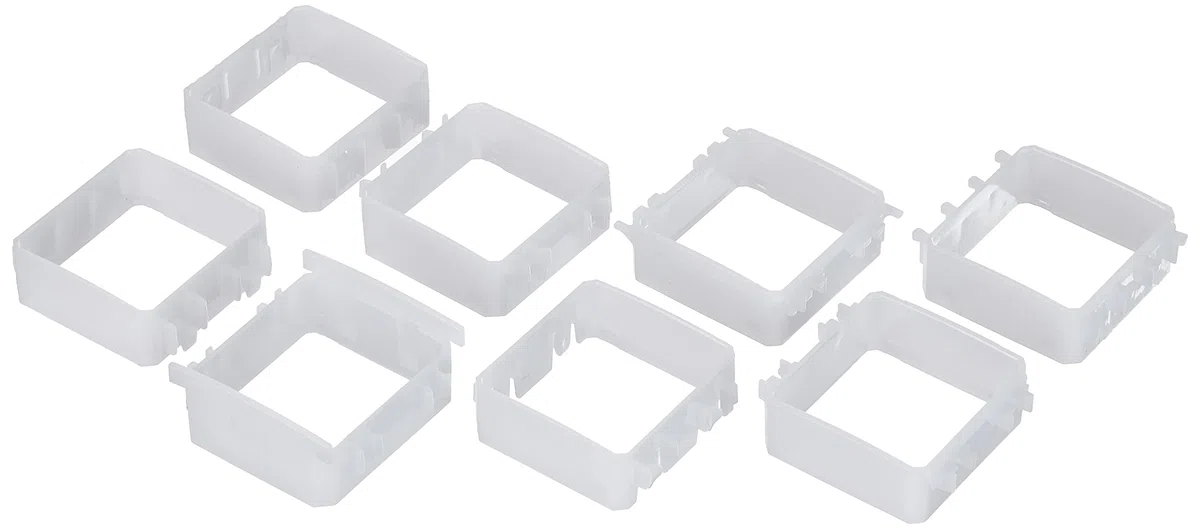 VEMER VE771300 ORION - Lampada di Emergenza da Incasso 2 Moduli, LED Bianco Opale per Blackout e Interruzioni di Corrente