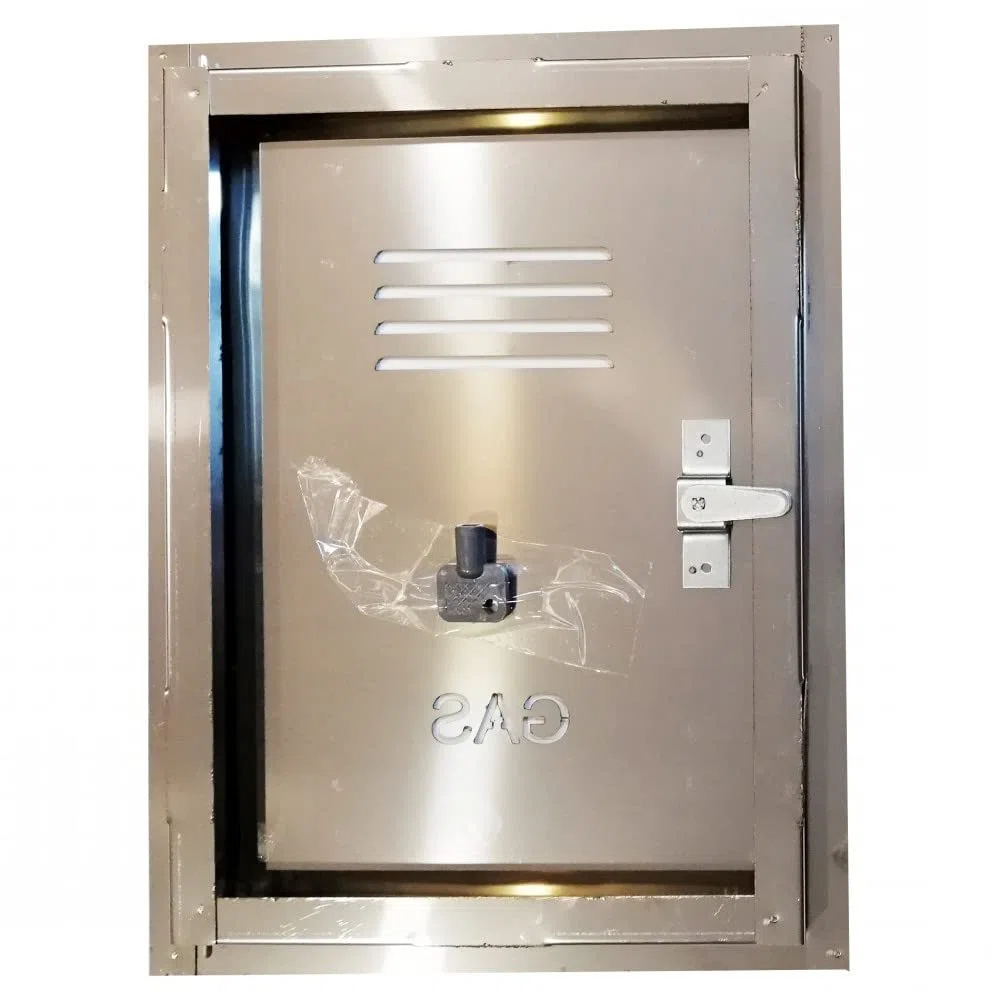 Sportello portello porta inox per contatore gas (varie misure) (40x55cm)