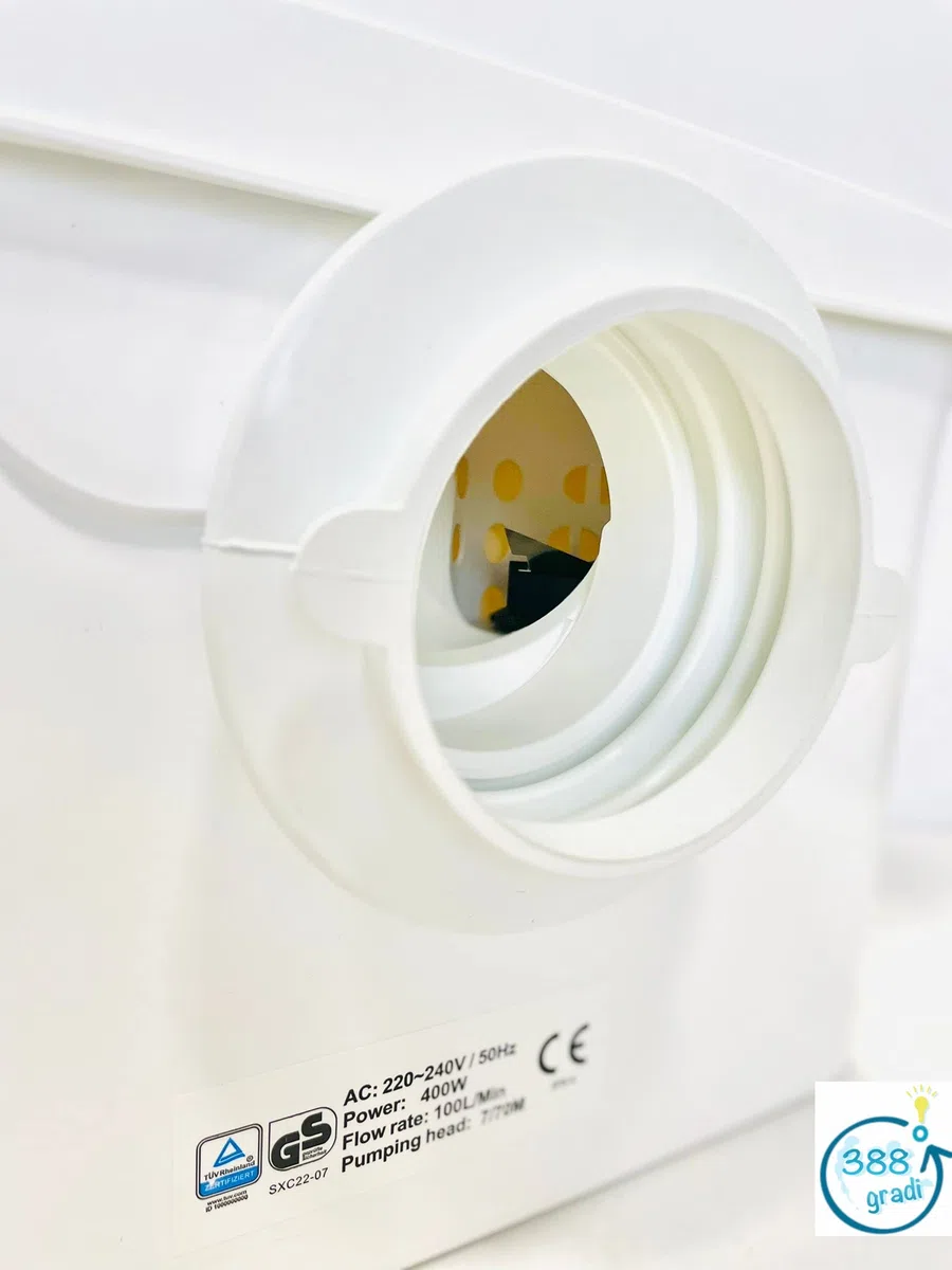 MACERATORE WC TRITURATORE SANITARIO LAVANDINO DOCCIA VASCA CON LAME ACCIAIO