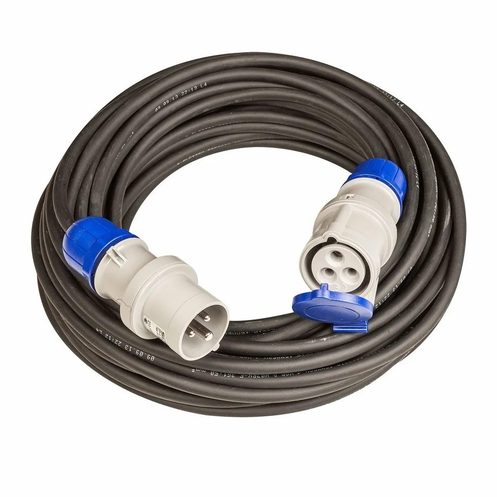 Prolunga 230 V - 20 metri - IEC309 - H07RN-F 3 x 1,5 mm²