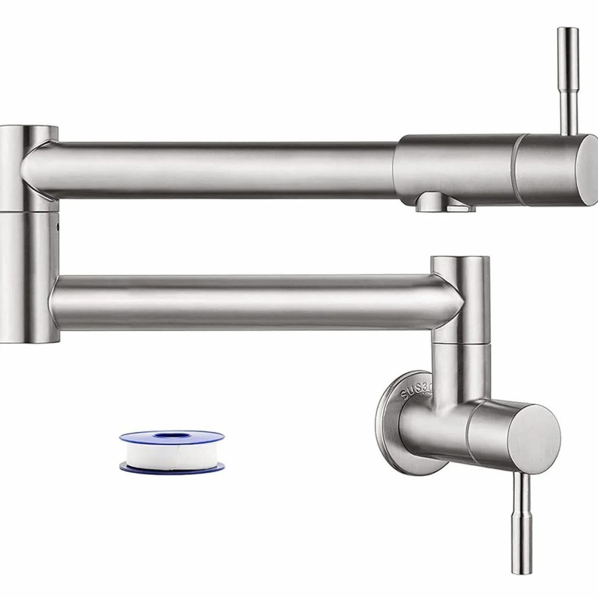 Ottone A Parete Rubinetto Della Cucina Riempitore Pentola Bacino Stretch Rubinetto
