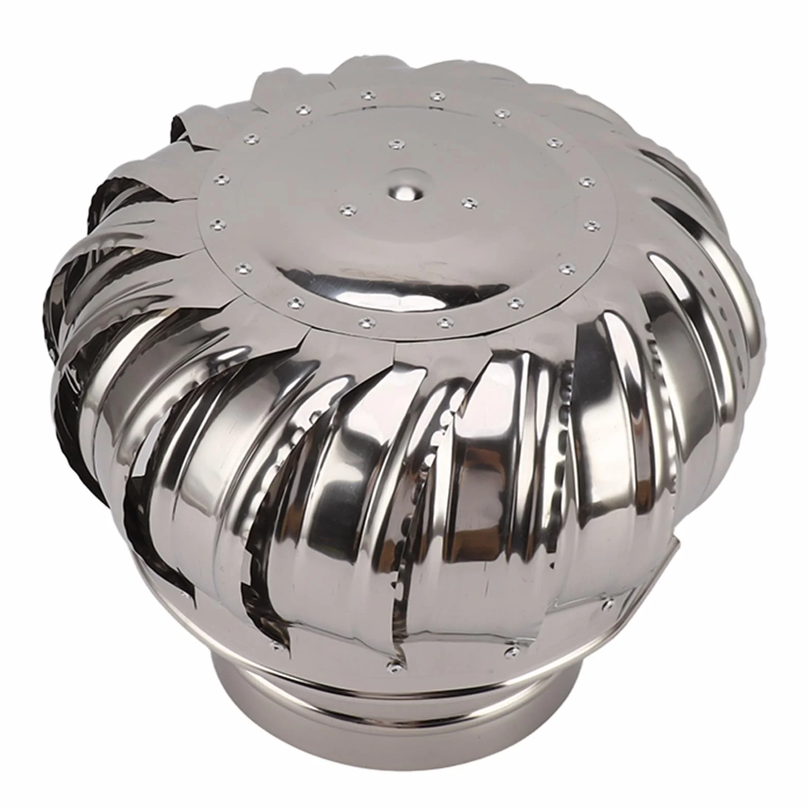 Ventilatore Rotante per Camino, Tappo per Ventilatore Rotante per Camino, Tappo per a Turbina in Acciaio Inossidabile, per Sfiato Sul Tetto