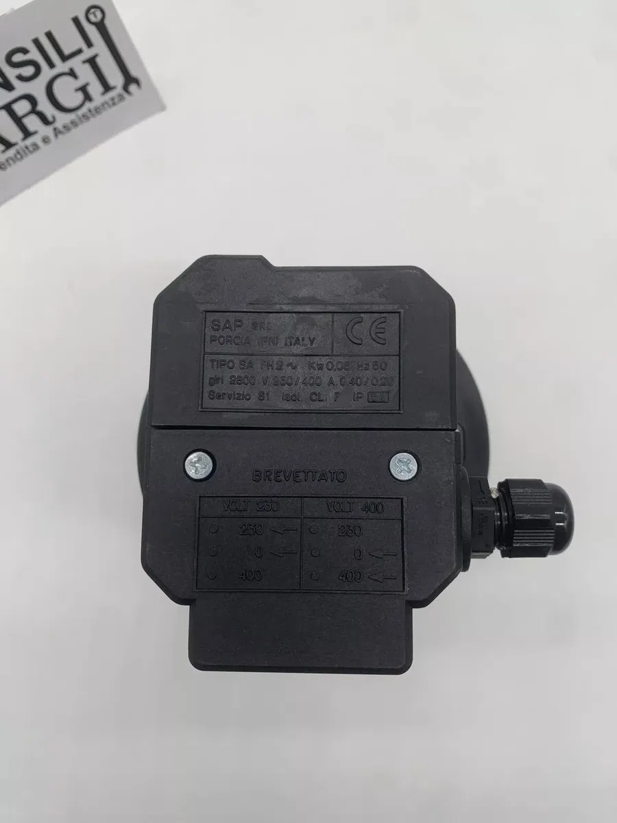 ELETTROPOMPA SAP ASSE 85mm PER MACCHINA UTENSILE