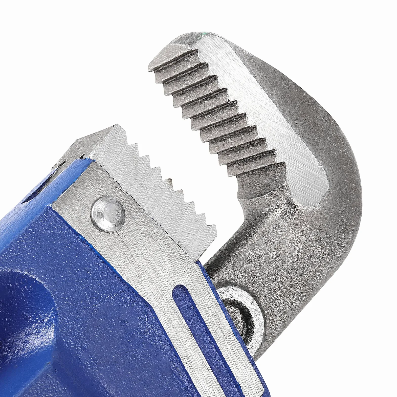Set di 4 chiavi per tubi, resistenti e trattate termicamente, regolabili da 50, 60, 70, 80 mm, pinza per tubi in ghisa con manico morbido e ganasce regolabili, pinza idraulica