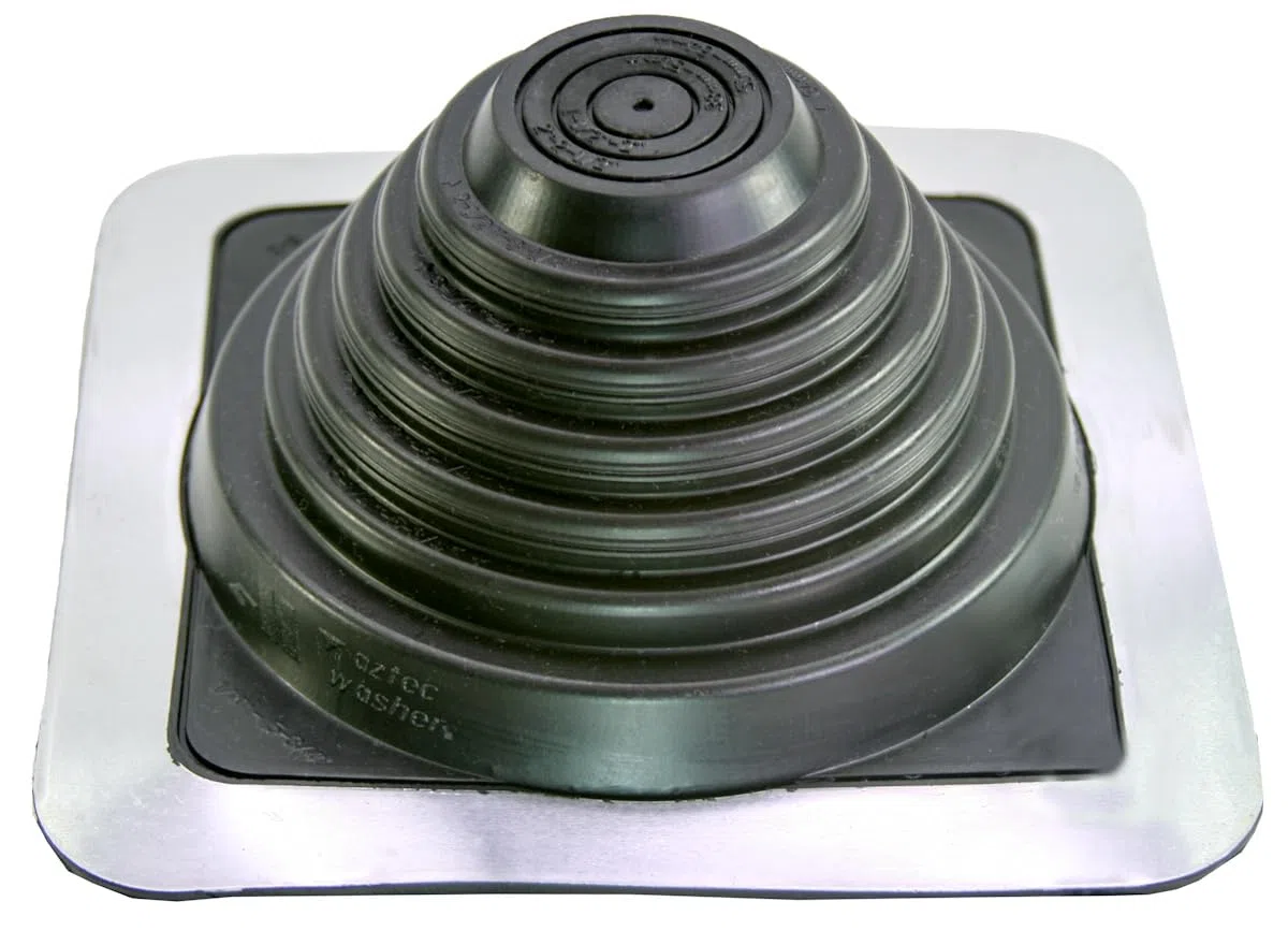 Guarnizione flessibile per tetto in EPDM Flangia anti-infiltrazione dell'acqua Protezione per camini resistente alla temperatura Cavi per tubi Pannelli MASTER FLASH® standard #3 (0-146 mm