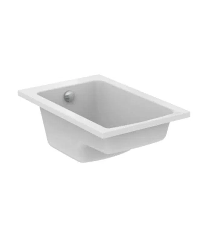 Ideal Standard Serie Connect Air Vasca da Bagno 105x70cm E123801 con Seduta da Incasso Solo Guscio
